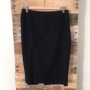 WHBM black pencil skirt